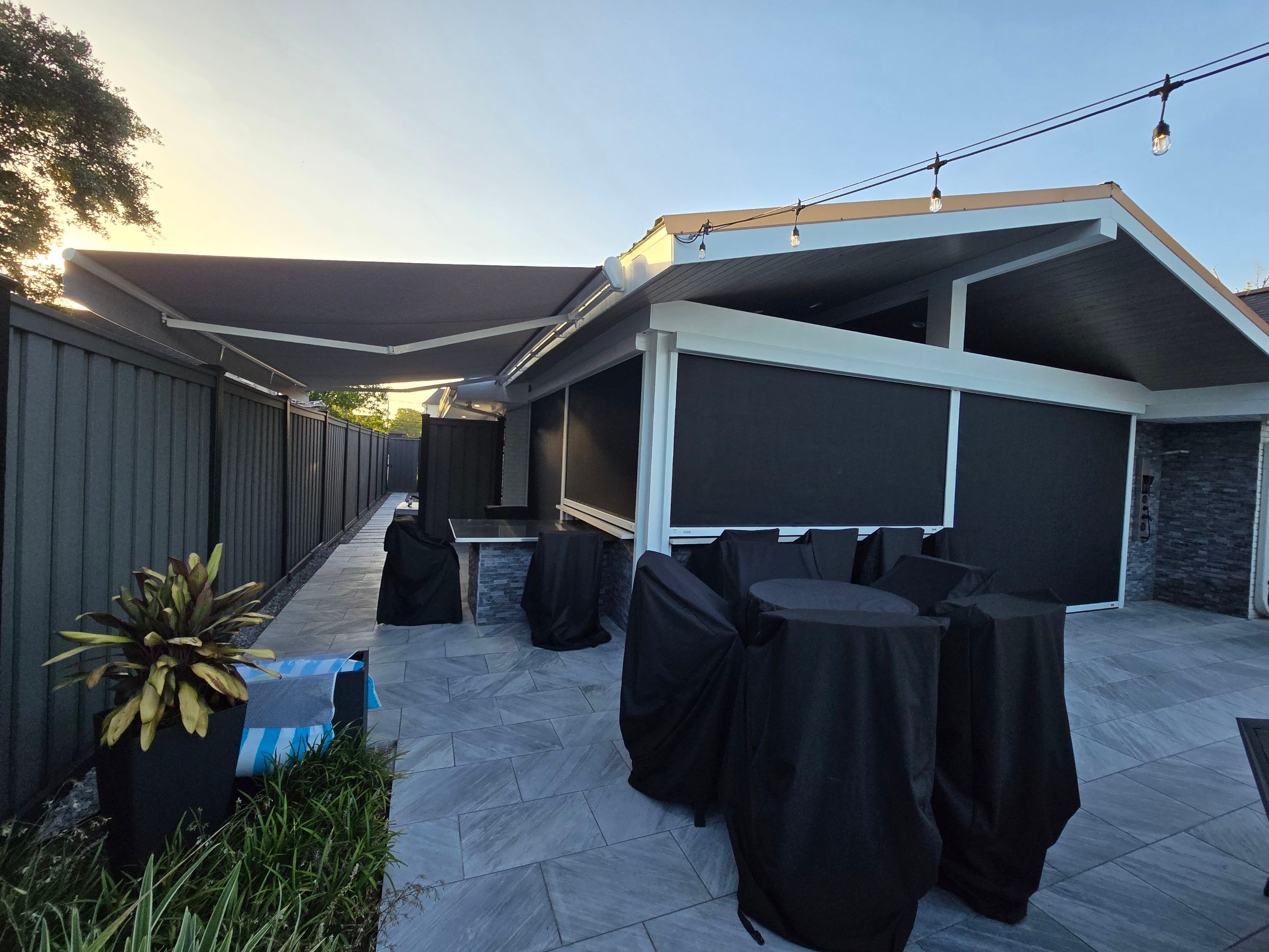 Motorized Retractable Awnings